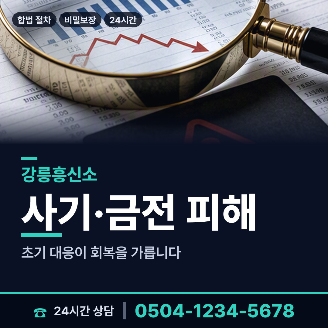 강릉 성덕동 탐정의뢰 상담 안내